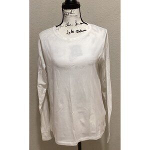 Fashion Nova White Long Sleeve Crew Neck Size 1X